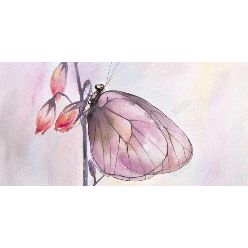 Delicate butterfly - 15.75"x31.50" Desk mat