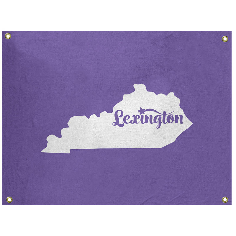 Tapisserie murale lexington kentucky, H 26 po x l 36 po, Mauve