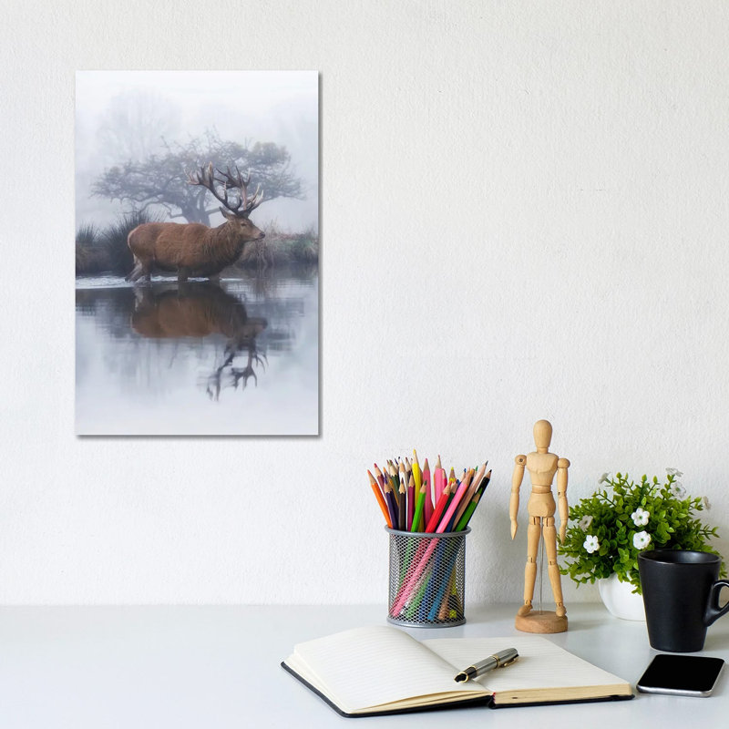 Mist And Hawthorn by Max Ellis - Wrapped Canvas Painting, 20.32 cm H x 30.48 cm W
