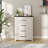 Roundhill Furniture Realynn 4-Drawer Bedroom Chest, Off-White Finish