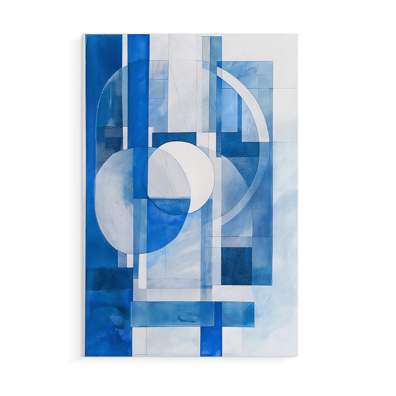ABSTRACT Series XCVI - Impression sur toile seulement - NON-CADRE, H 27 po x l 18 po