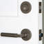 Circolo Contempo Smooth Entry Lever Set with Single Cylinder Deadbolt-368360440-368360441-368360447