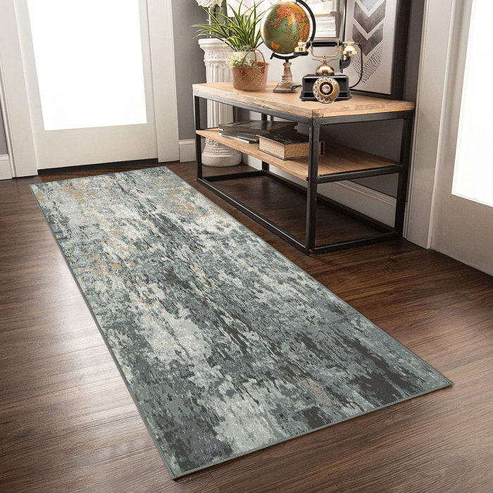 Tapis Markesan avec envers antidérapant, Tapis de couloir 2 pi x 6 pi