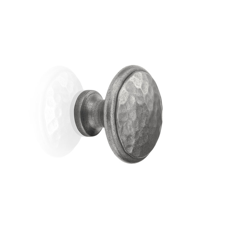 Poignée champignon Anvil 1,26 po de diamètre, Étain, H 0,98 po x l 0,98 po x P 0,98 po
