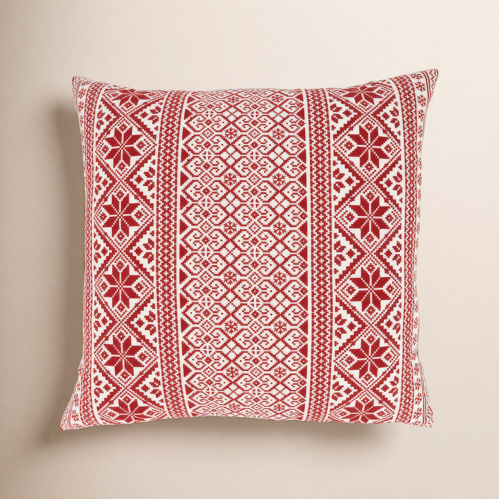Glenroy Cotton Throw Pillow, Down Blend