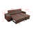Dorla 102.7'' L-Shaped Reversible Sectional Sleeper Sofa 2 In 1 Convertible Sectional Sofa With Pull Out Bed, Storage Chaise And 2 Stools-1935590720