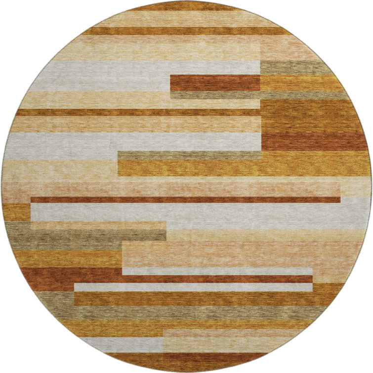 Premium Machine Washable Prisco Paprika Rug