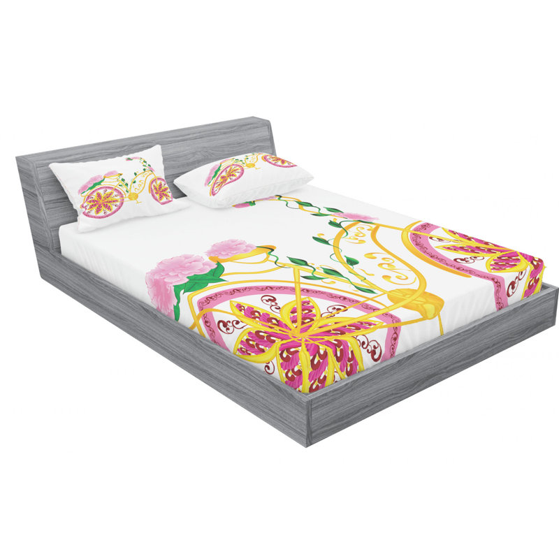 Microfiber Sheet Set, Full Sheet Set with Fitted Sheet