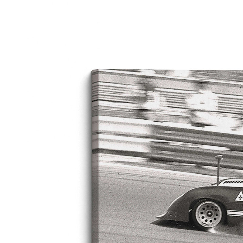 Lyell -Vintage Speed Blur Wrapped Canvas Print Canvas, 12" H x 18" W, Stretched Canvas