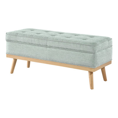 Boyu Polyester Blend Upholstered Storage Bench
