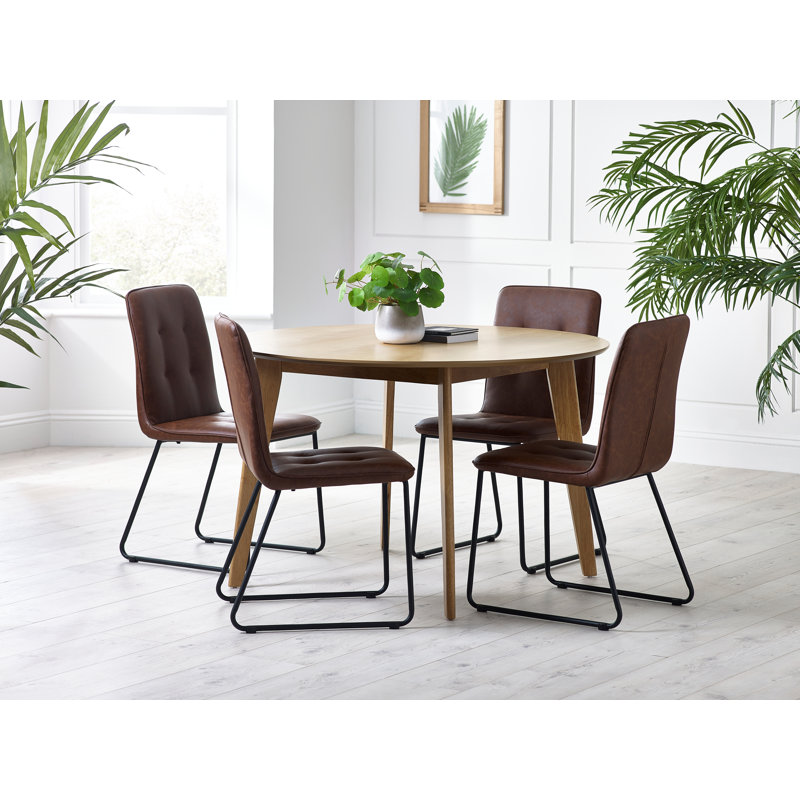Trisha Dining Set, Brown