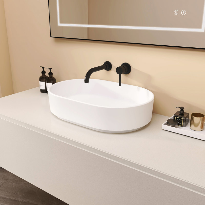 Lavabo vasque ovale 23 "à surface solide
