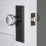 Nostalgic Warehouse Neoclassical Plate Single Dummy with Crystal Neoclassical Knob