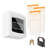 Punch Time Clock, 6 Punches per Day, Time Clock Punch Machine Includes 102 Time Cards, 1 Ink Ribbon and 2 Security Keys, Time Tracker Machine for Employees of Small Business