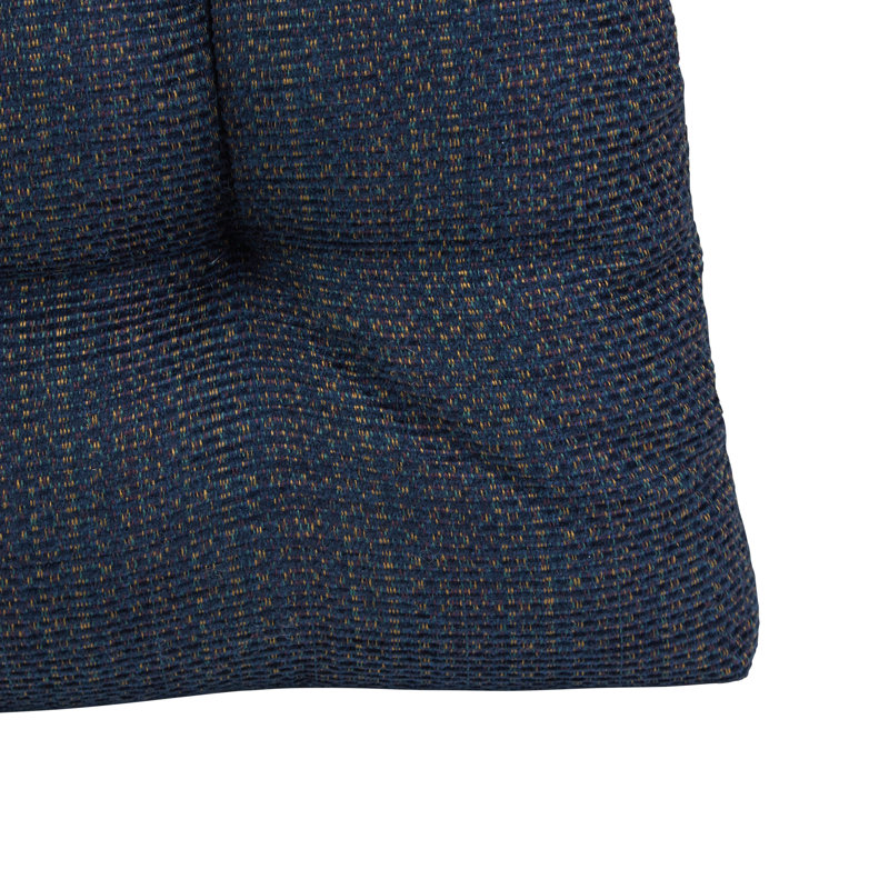 Coussins de siège larges antidérapants 17 po x 17 po, Bleu marine