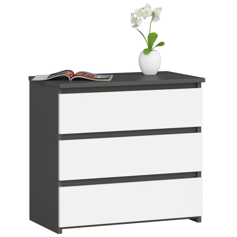 Renhold 60cm W Particle Board Bedside Table