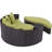 Convene 79" Wide Outdoor Wicker Patio Daybed with Cushions-678058604