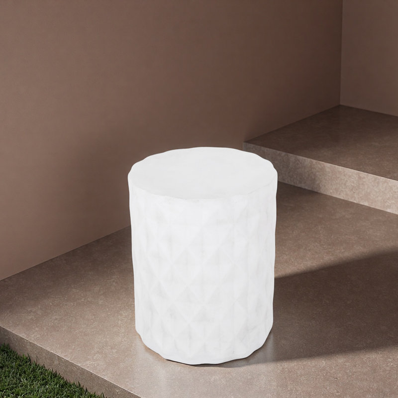 Table d'appoint d'extérieur en béton léger
