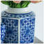Ensemble de 3 pots à gingembre classiques en porcelaine bleue et blanche, parfaits pour la décoration et le rangement