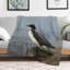 Jeté en flanelle de luxe B&W Bird On Water-134404889