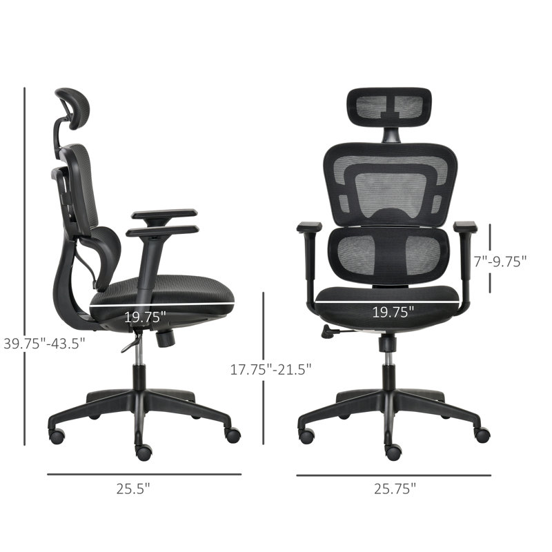 Fauteuil de bureau Inbox Zero Mesh