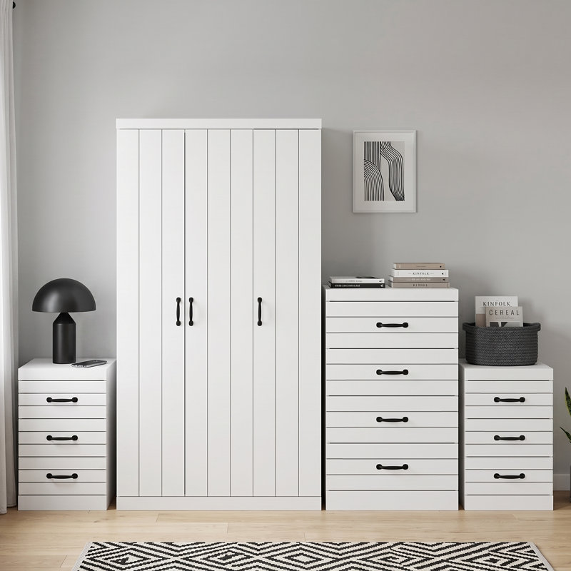 Allington 4 Piece Bedroom Set, White