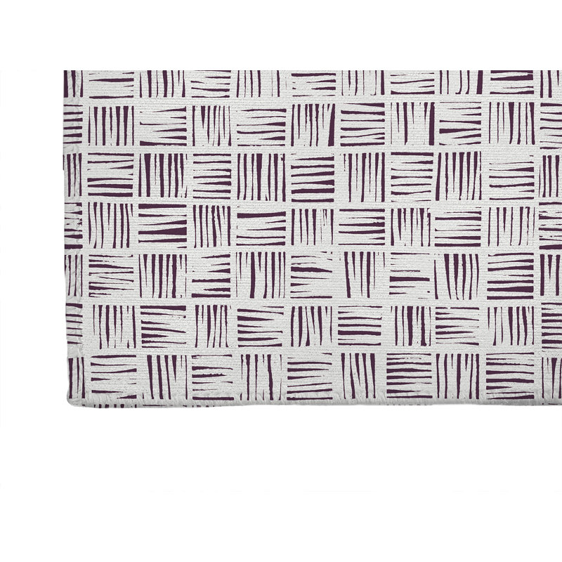 Tapis de bureau Lash, L 72 po x P 48 po, Aubergine