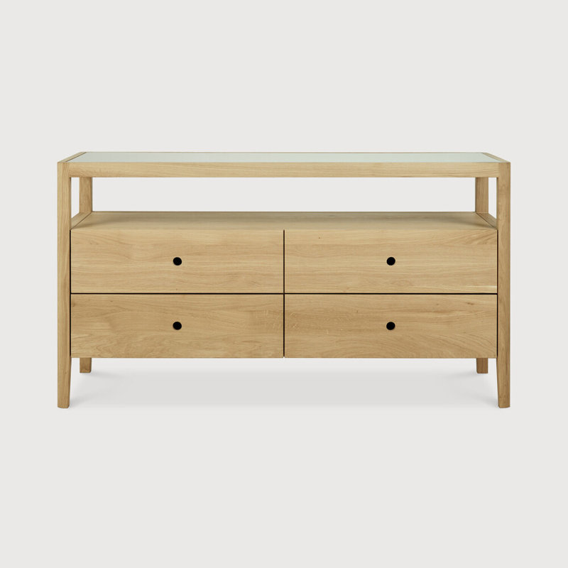 Spindle 4 - Drawer Dresser, Oak