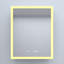 24 po L x H 30 H Armoire à pharmacie en aluminium à fixation en surface avec miroir, DEL, horloge, plateau à détection automatique haute définition, armoire à tablettes réglables, bandes à densité de DEL, charnières silencieuses,