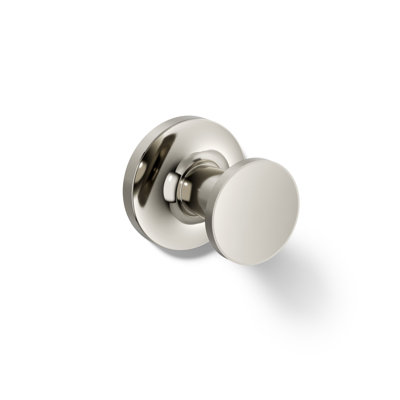Purist® Wall Mounted Round Bathroom Robe Hook, Towel Hook, Clothing Hook