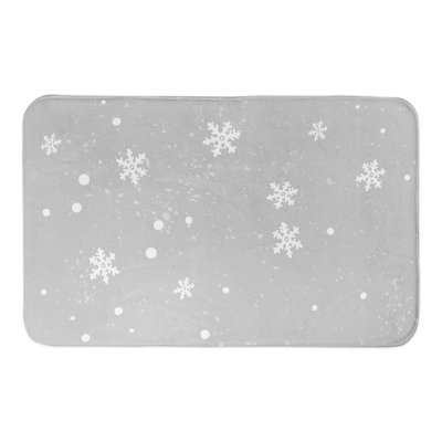 Let It Snow Non-Slip Bath Rug