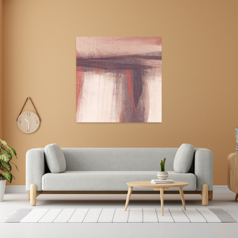 Art contemporain, art expressionniste contemporain abstrait, H 48 po x l 48 po
