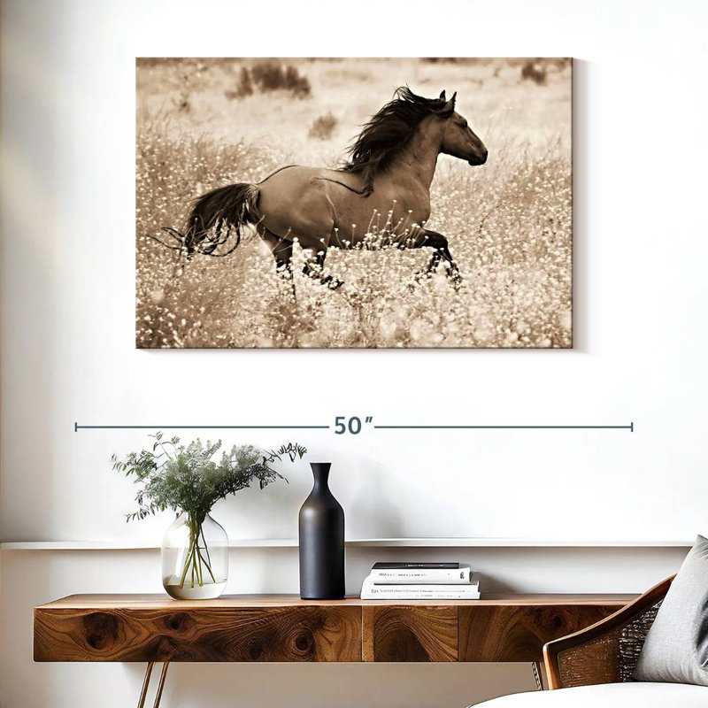 Brampt Running Free, 26" H x 39" W