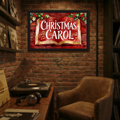 Christmas Christmas Carol Book With Music Notes