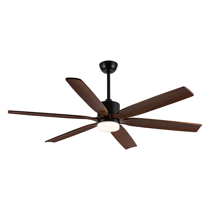 Lenecka Ceiling Fan with LED Lights, 72"