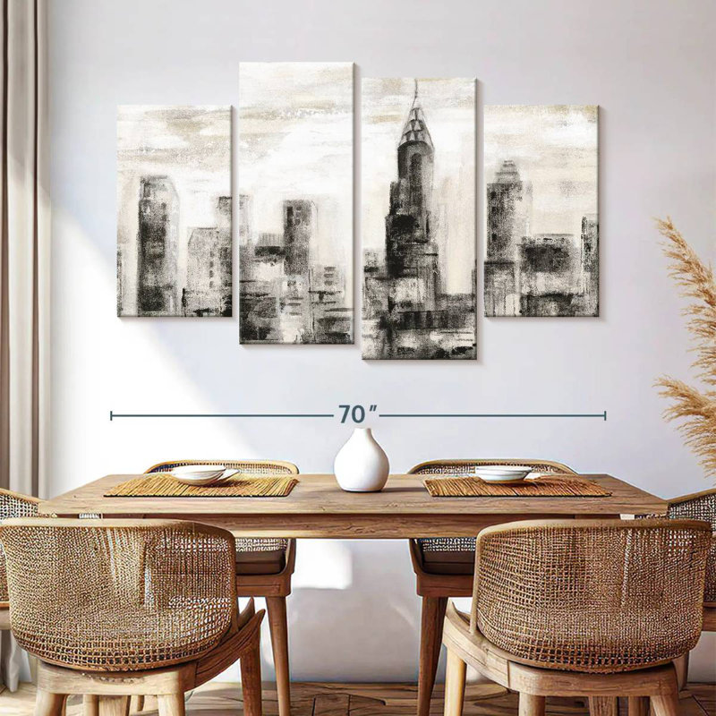 Manhattan Skyline BW