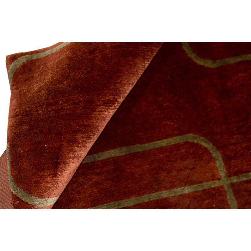 Hand-Knotted High-Quality Rust Area Rug