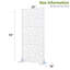 Ensemble de 2 écrans d'intimité en métal H 6 pi x l 3 pi-122879333-122879332