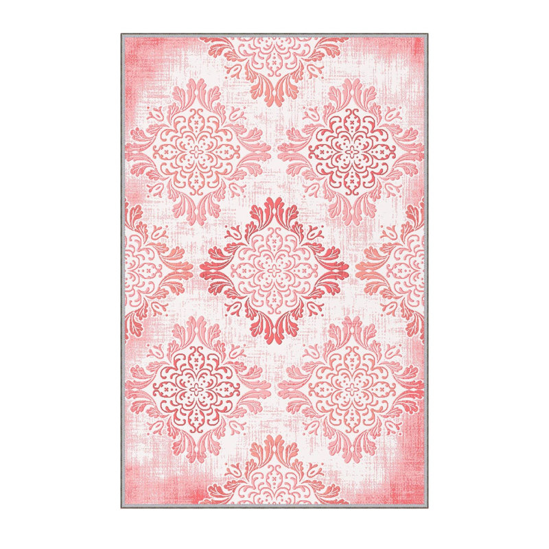 Tapis antibactérien pour hall d'entrée, impression numérique 3D, 3,3 x 9,8 pieds | 100% polyester, velours de 0,3 po, antidérapant en PVC | Conception lavable à la machine, durable et antidérapante pour les entrées modernes et les espaces de vie
