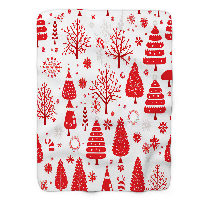 Couverture Timpa Yuletide - 1 pièce de qualité supérieure WB_FL_100624_0003, L 50 po x L 60 po