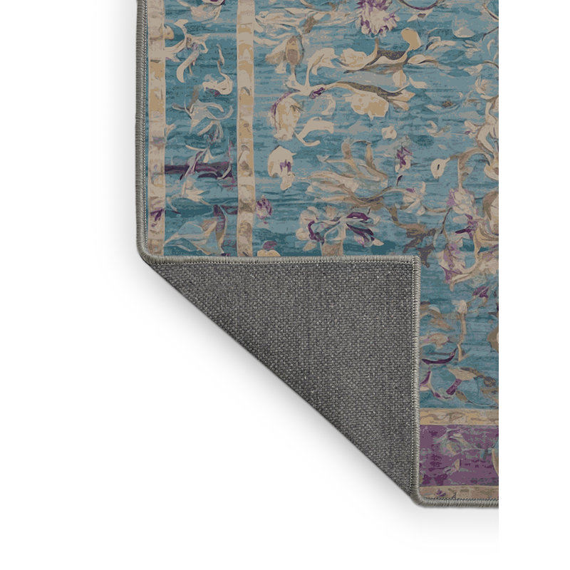 Tapis gris soyeux et moelleux, Tapis de couloir 2 pi x 5 pi