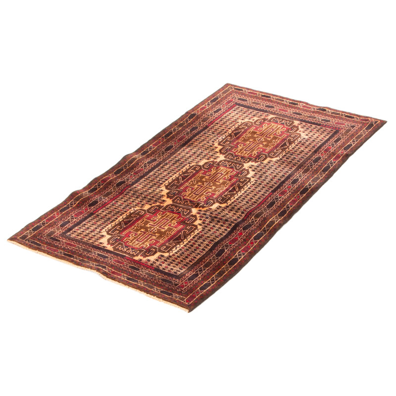 Teimani Brown Rug 2'7" x 4'10"