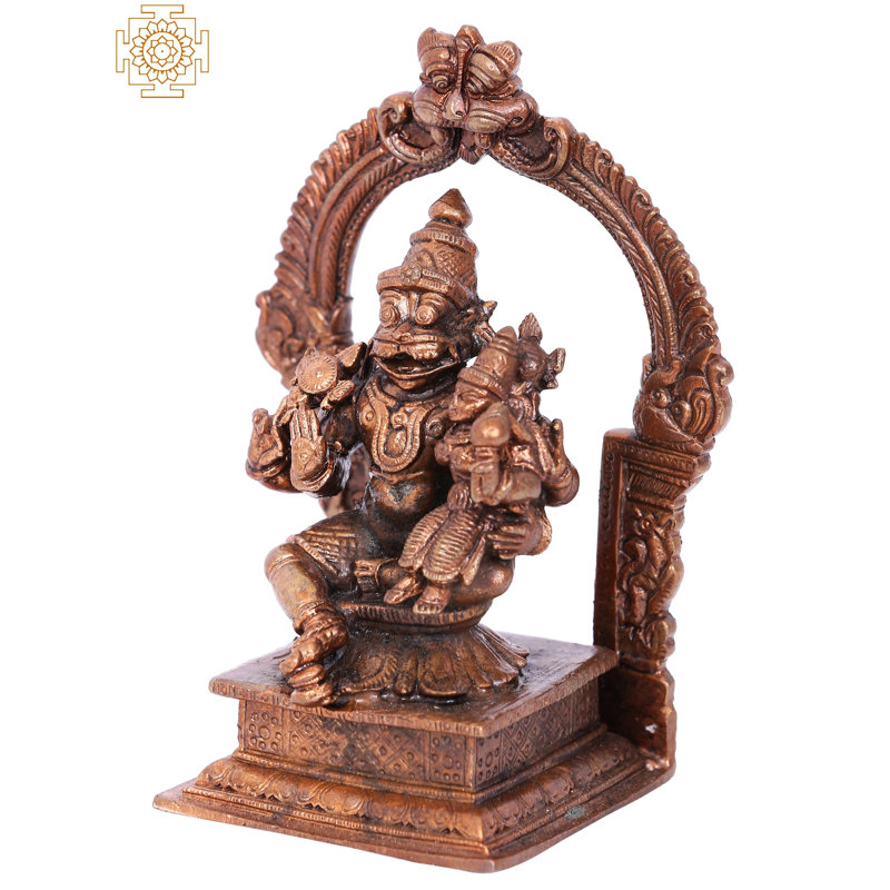 Lord Narasimha avec la déesse Lakshmi