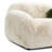 Leann Faux Fur Loveseat With Ball Pillow-120234900