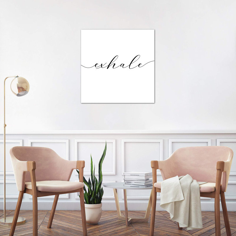 Exhale - Square - Wrapped Canvas Print, 45.72 cm H x 45.72 cm W x 1.91 cm D