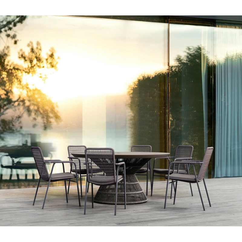 Captiva Dining Table, Brown