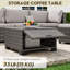Ensemble de mobilier de patio 7 pièces-236281396-236281357
