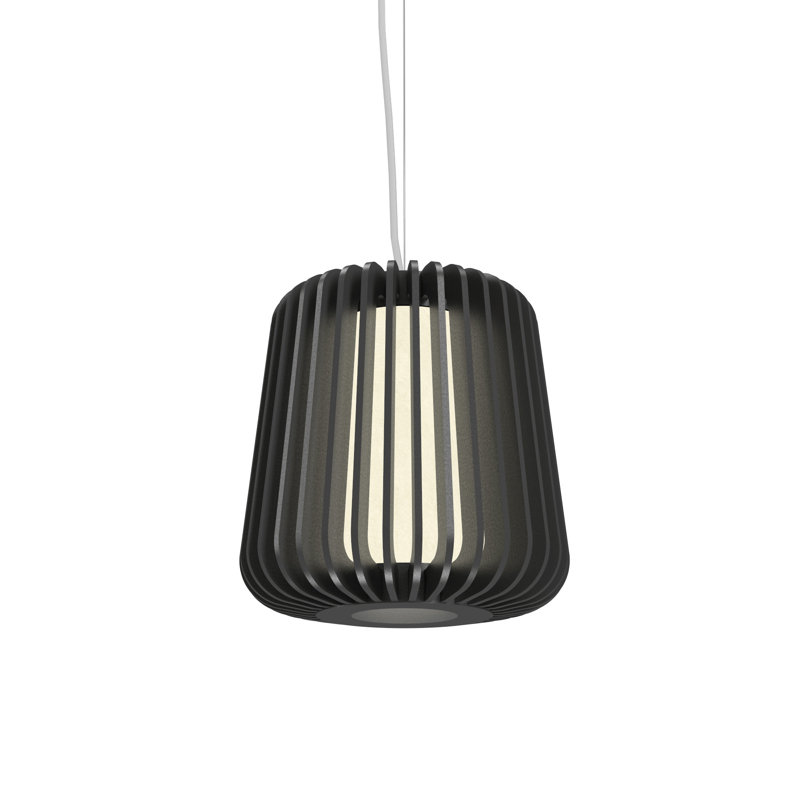 Stecche Di Legno 1 - Light Pendant, Imbuia, 13.65" H x 12.87" H x 12.87" D