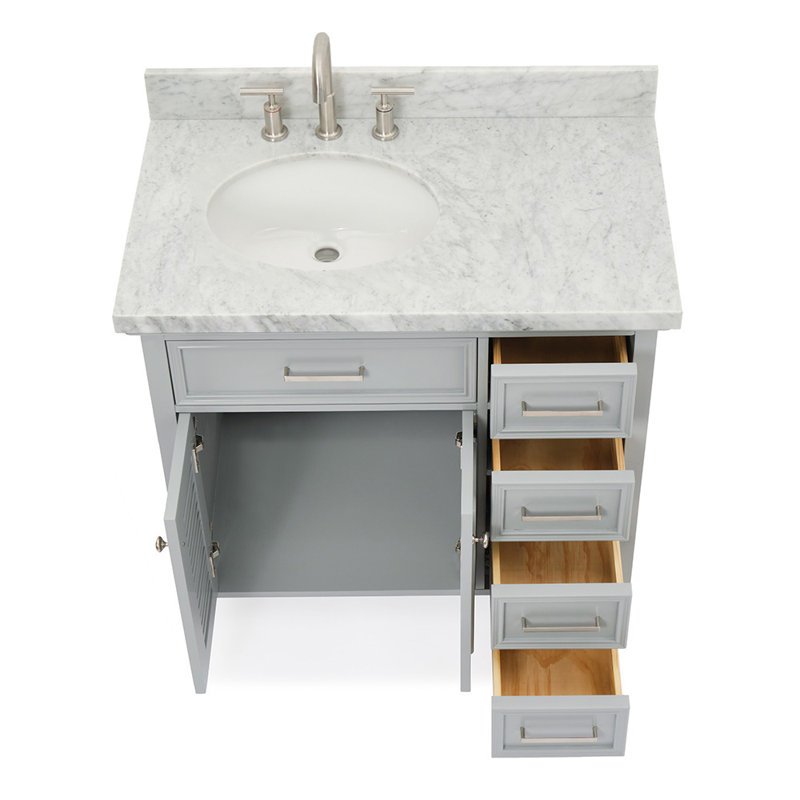 Kensington 37'' W Single Vanity, Gray