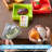 Color Sorting Food Toy with Display Rack & 6 Boxes
